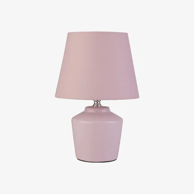 The Range Matt Ceramic Table Lamp - Pink