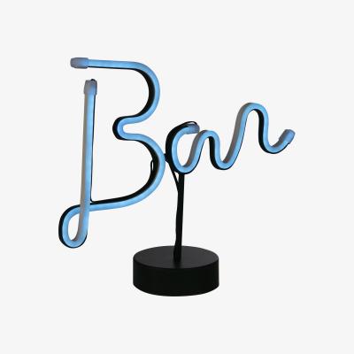 The Range Bar Neon Light  - Black