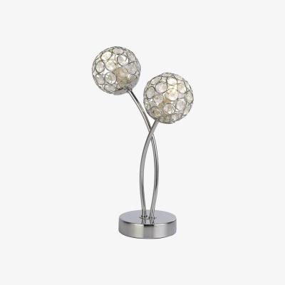 The Range Table Lamp with Ball Bead Shades - Chrome