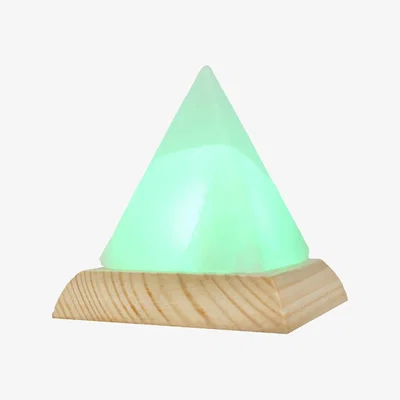 The Range Pyramid Himalayan Salt Lamp - White