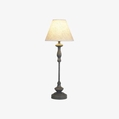 The Range Spindle Base Table Lamp - Grey