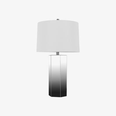 The Range Mirrored Hexagonal Table Lamp