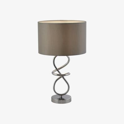 The Range Chrome Twist Table Lamp - Silver