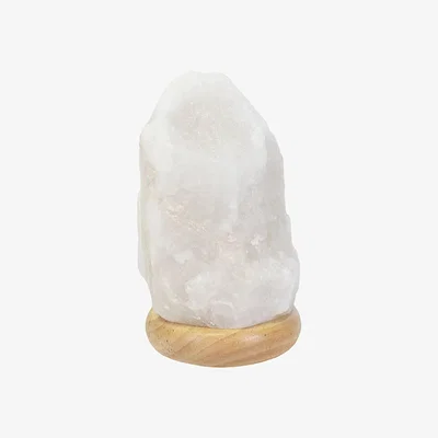 The Range Large USB Salt Lamp with Color Changing Bulbs - White