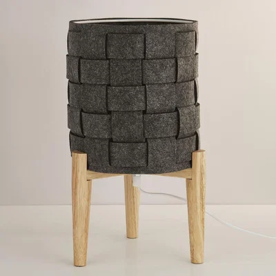 The Range Grey Felt Small Table Lamp  - Grey