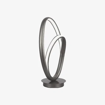 The Range Wofi Wiz Collin Table Lamp Nickel Matt - Nickel Matt