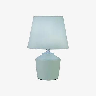 The Range Matt Ceramic Table Lamp - Duck Egg Blue
