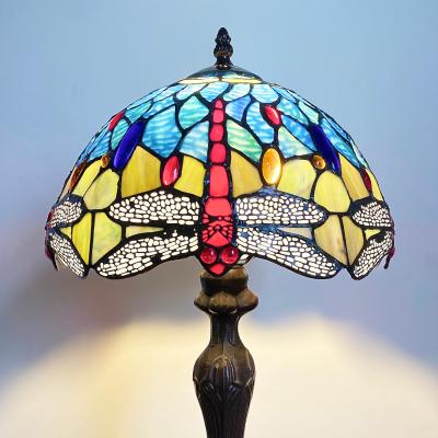 The Range Blue Dragonfly Tiffany Lamp - Blue
