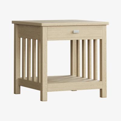 The Range Ashton 1 Drawer Lamp Table - Ash