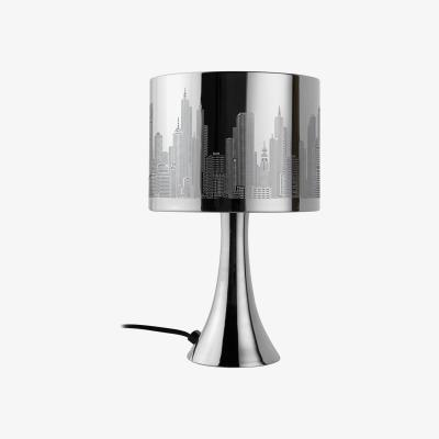 The Range City Scene Touch Lamp - Silver