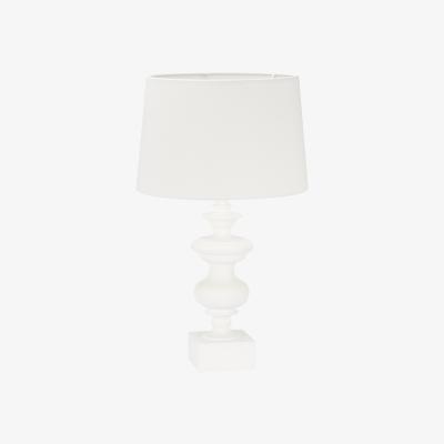 The Range Seaton Wood Effect Table Lamp - White