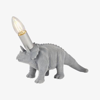 The Range Triceratops Table Lamp  - Grey
