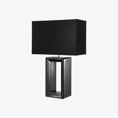 The Range Prism Smoke table Lamp - Black