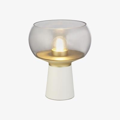 The Range Mushroom Glass Table Lamp  - White