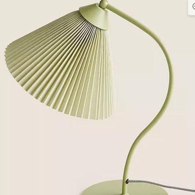 The Range Pleated Shade Desk Lamp  - Green