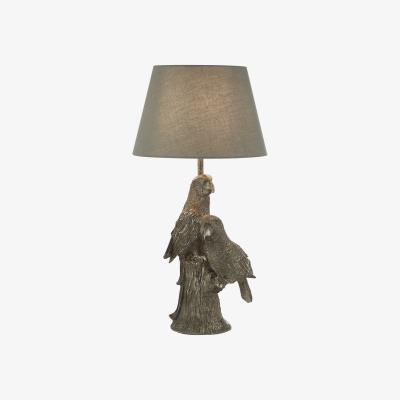 The Range Perched Parrot Table Lamp  - Grey