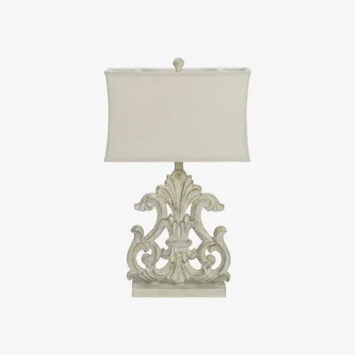 The Range Fleur De Lis Table Lamp - Cream