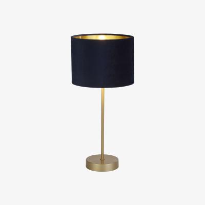 The Range Simple Gold and Navy Table Lamp  - Gold