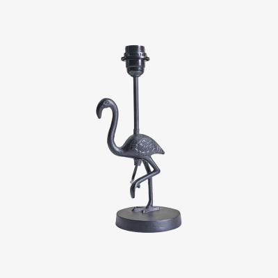 The Range Modern Matt Black Flamingo Bird Animal Design Table Lamp Base - Black