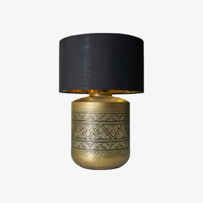 The Range Taroda Gold Table Lamp Gold Shade - Gold