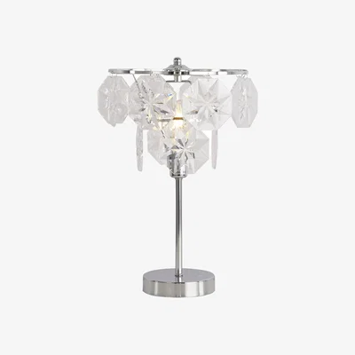 The Range Frost Tiered Table Lamp - Chrome