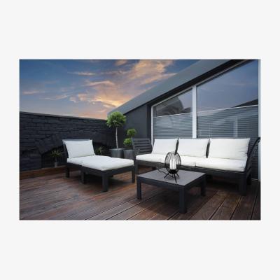 The Range Eglo Fusigano Black Tripod IP44 Outdoor Table Lamp - black