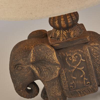 The Range Elephant Ceramic Table Lamp - Bronze