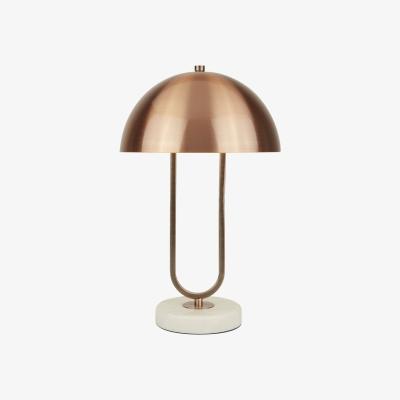 The Range Copper Marbled Base Table Lamp  - Cooper