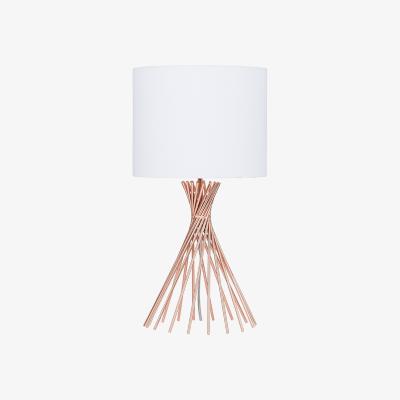 The Range Gosforth Twist Copper Table Lamp - Copper