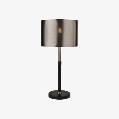 The Range Livorno Matt Black and Silver Table Lamp - Black