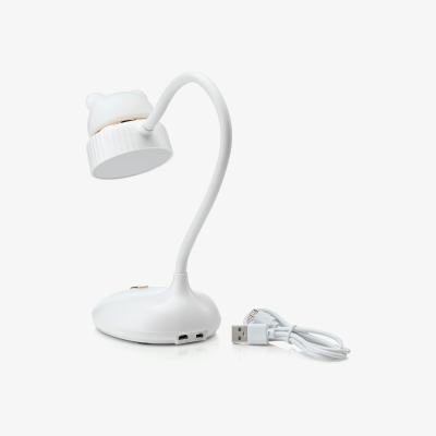 The Range Auraglow BUDDY, Kids Rechargeable Teddy-Bear Night Light - White