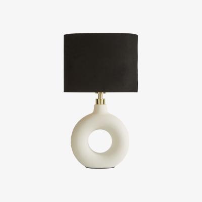 The Range Doughnut Ceramic Table Lamp  - White