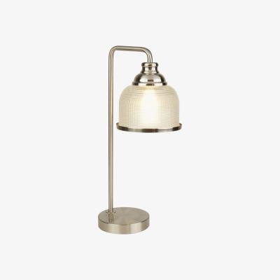 The Range Terre Satin Silver Table Lamp - Silver