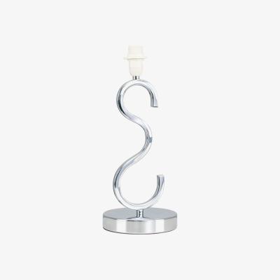 The Range Modern Sleek Design Polished Chrome Touch Table Lamp Base - Silver