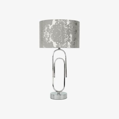 The Range Chrome Table Lamp 2T Grey - Champage and Grey