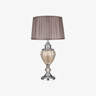 The Range Hudson Amber Glass Table Lamp - Amber