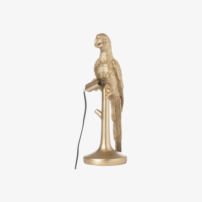 The Range Percy The Parrot Gold Table Lamp - Gold