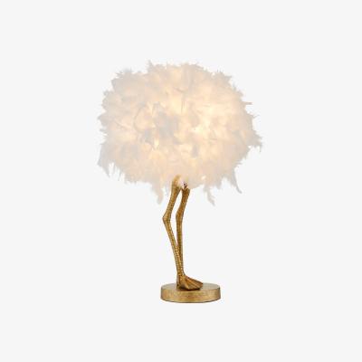 The Range Oscar Ostrich Legs Table Lamp - Gold