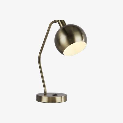 The Range Adjustable Brass Table Lamp - Antique
