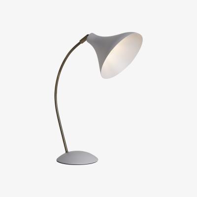The Range White and Gold Desk Lamp - White