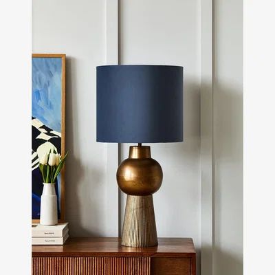 Rose & Grey Shaka Antique Bronze Aluminium Table Lamp Base