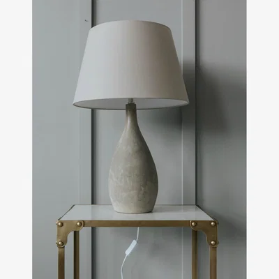 Rose & Grey Concrete Table Lamp