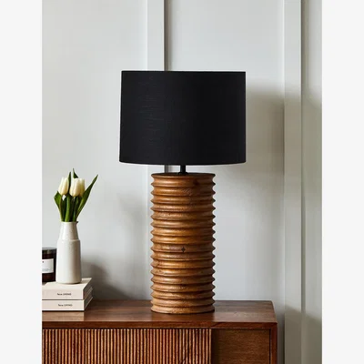 Rose & Grey Mauro Mango Wood Table Lamp Base - Brown