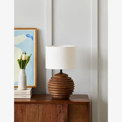 Rose & Grey Renzo Mango Wood Table Lamp Base - Brown