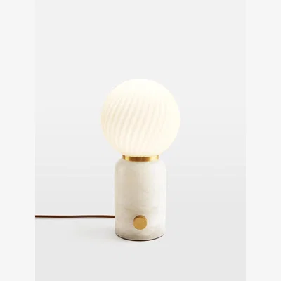 Soho Home Alabaster Swirl Table Lamp