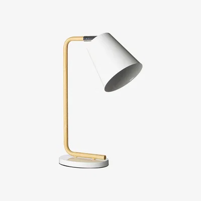 Teddy Beau Teddy's Collection Braxton White Table Lamp
