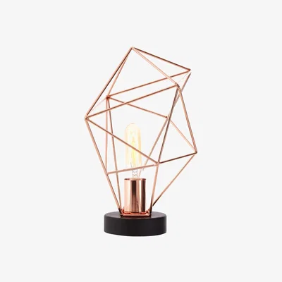 Teddy Beau Teddy's Collection Wyatt Copper Finish Table Lamp