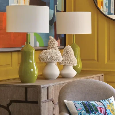 Tobias Oliver William Yeoward | Appia Table Lamp I Moss
