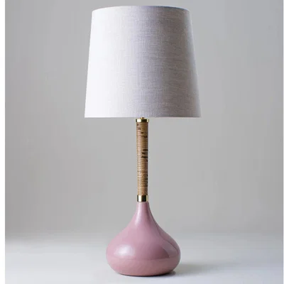 Tobias Oliver Porta Romana I Phoebe Lamp | Smokey Pink