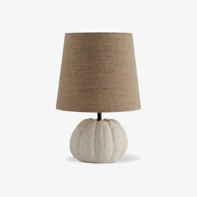 Tobias Oliver Porta Romana I Pumpkin Lamp I Plaster White